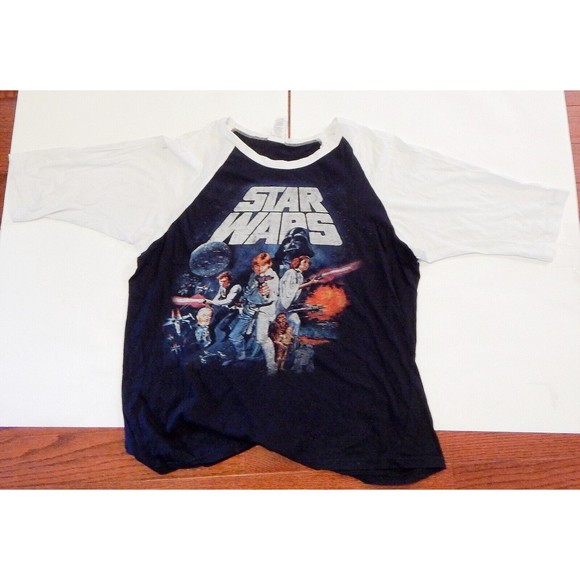 Lucasfilm Ltd Star Wars Empire Strikes Back Shirt Raglan Sleeve XXL Made In USA - Picture 6 of 12